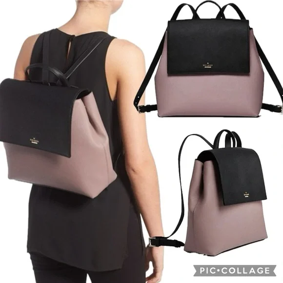 Kate Spade New York Cameron Street Neema Saffiano Leather Backpack Black Kate Spade New York Cameron Street Neema Leather Backpack  main image 4